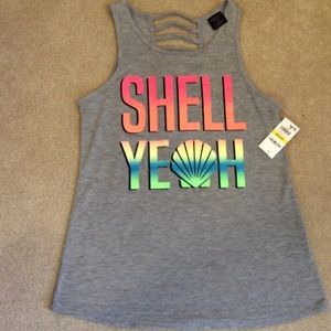 Girls “SHELL YEAH” tank top